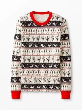 Disney Hanna Andersson Nightmare Before Christmas Pajama Top XL